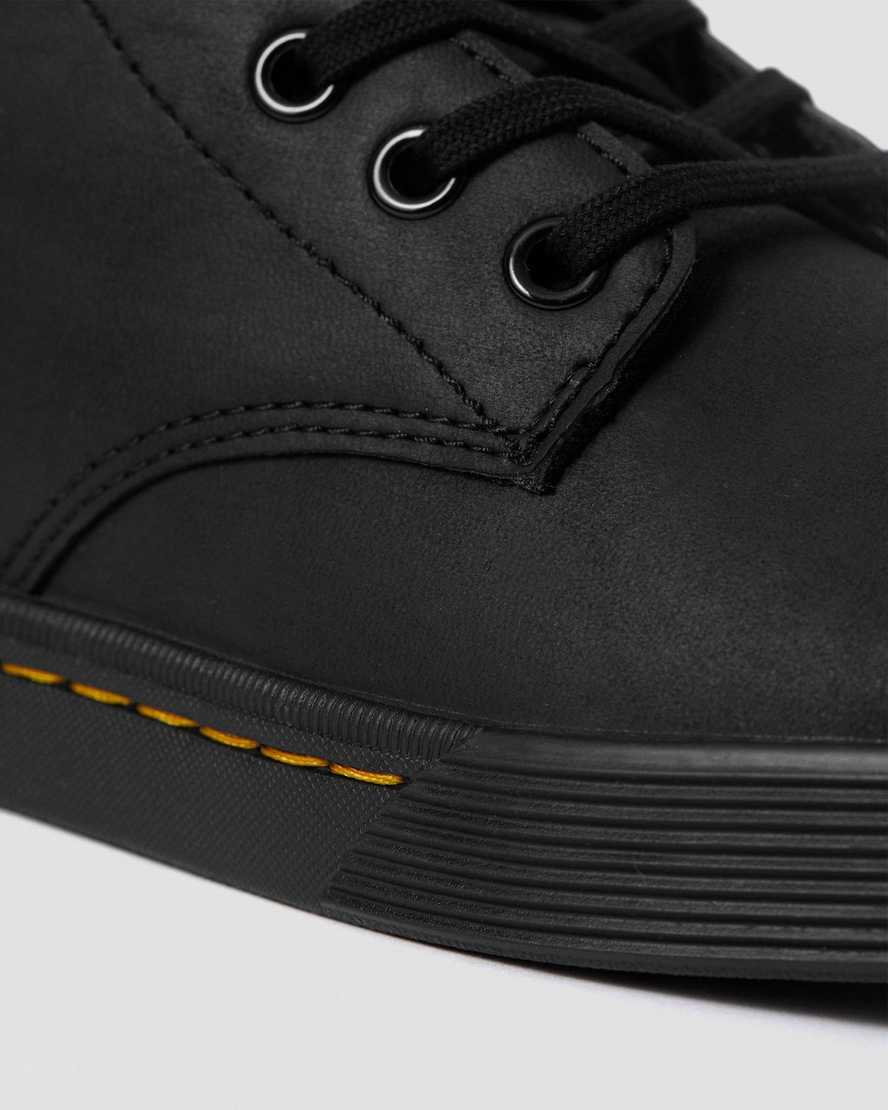 svarta dr martens sheridan matte damstövlar