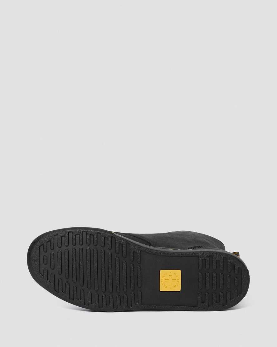 svarta dr martens sheridan matte damstövlar