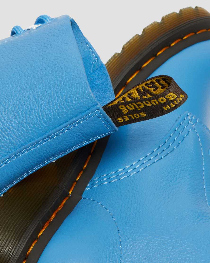 blå dr martens 1460 pascal virginia damstövlar
