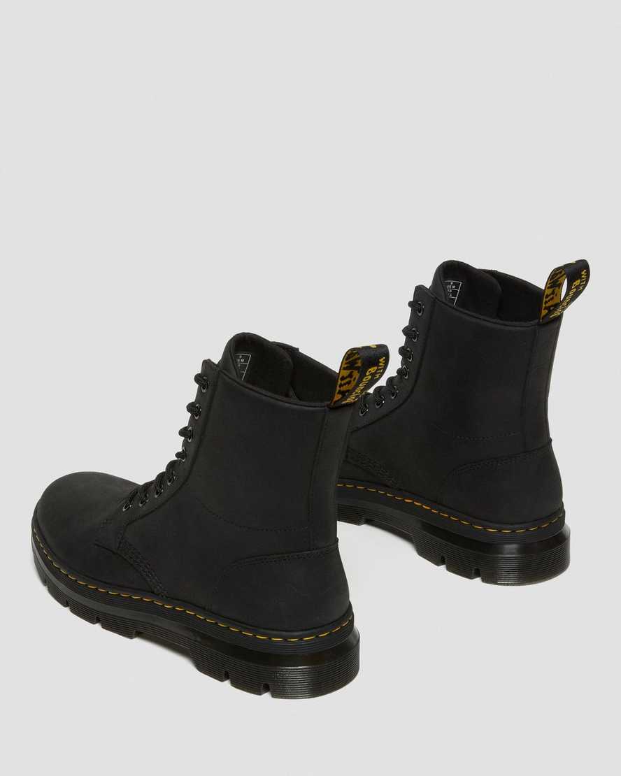 svarta dr martens combs dam casual stövlar