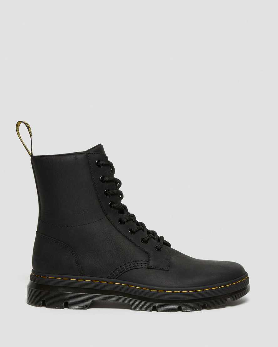 svarta dr martens combs dam casual stövlar