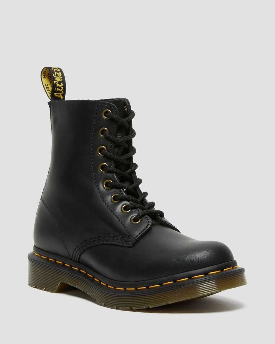 svarta dr martens 1460 pascal wanama damstövlar