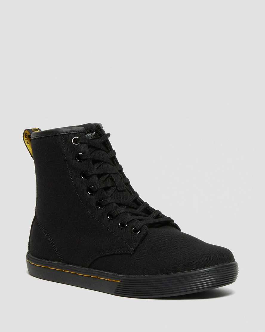 svarta dr martens sheridan damstövlar