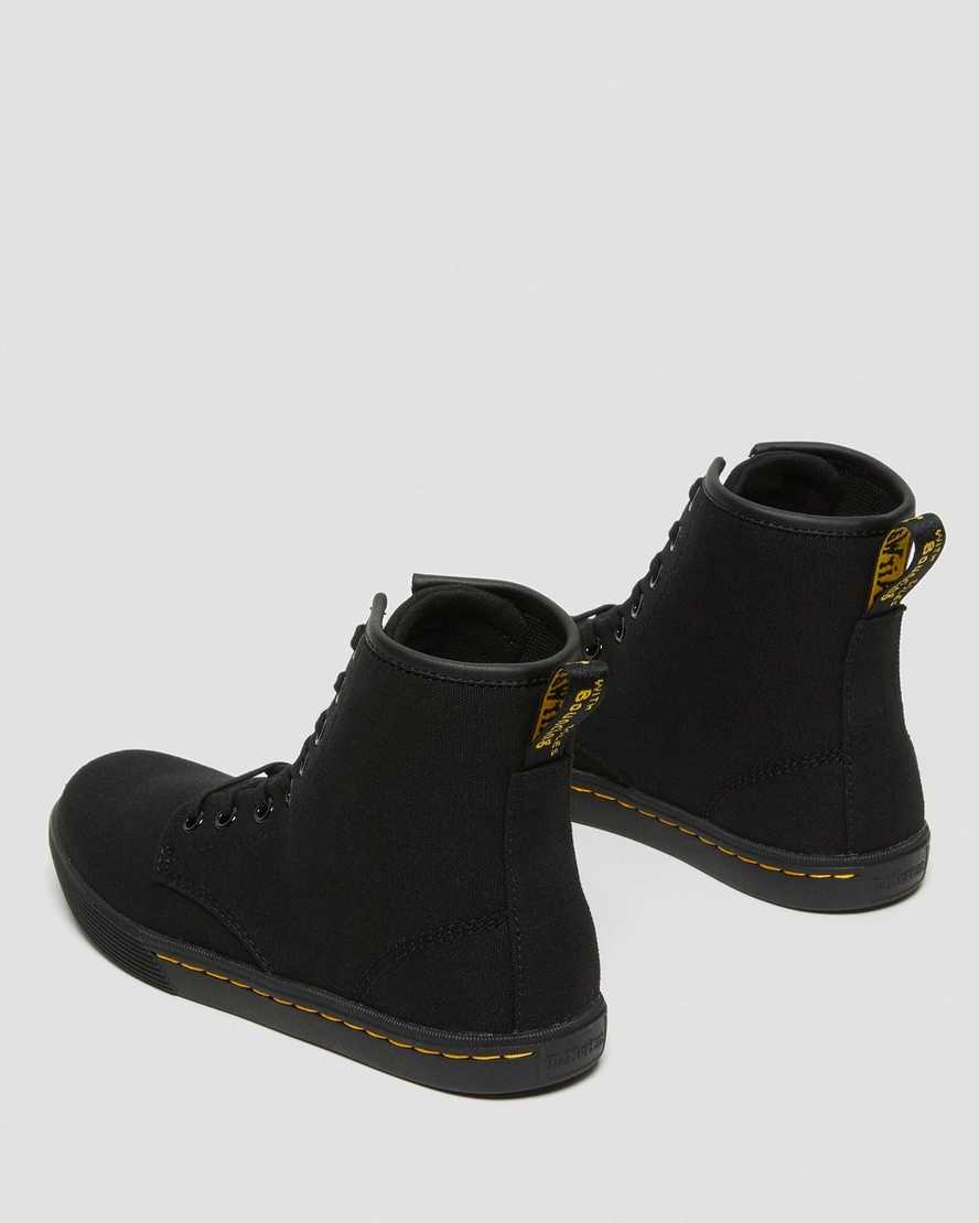svarta dr martens sheridan damstövlar