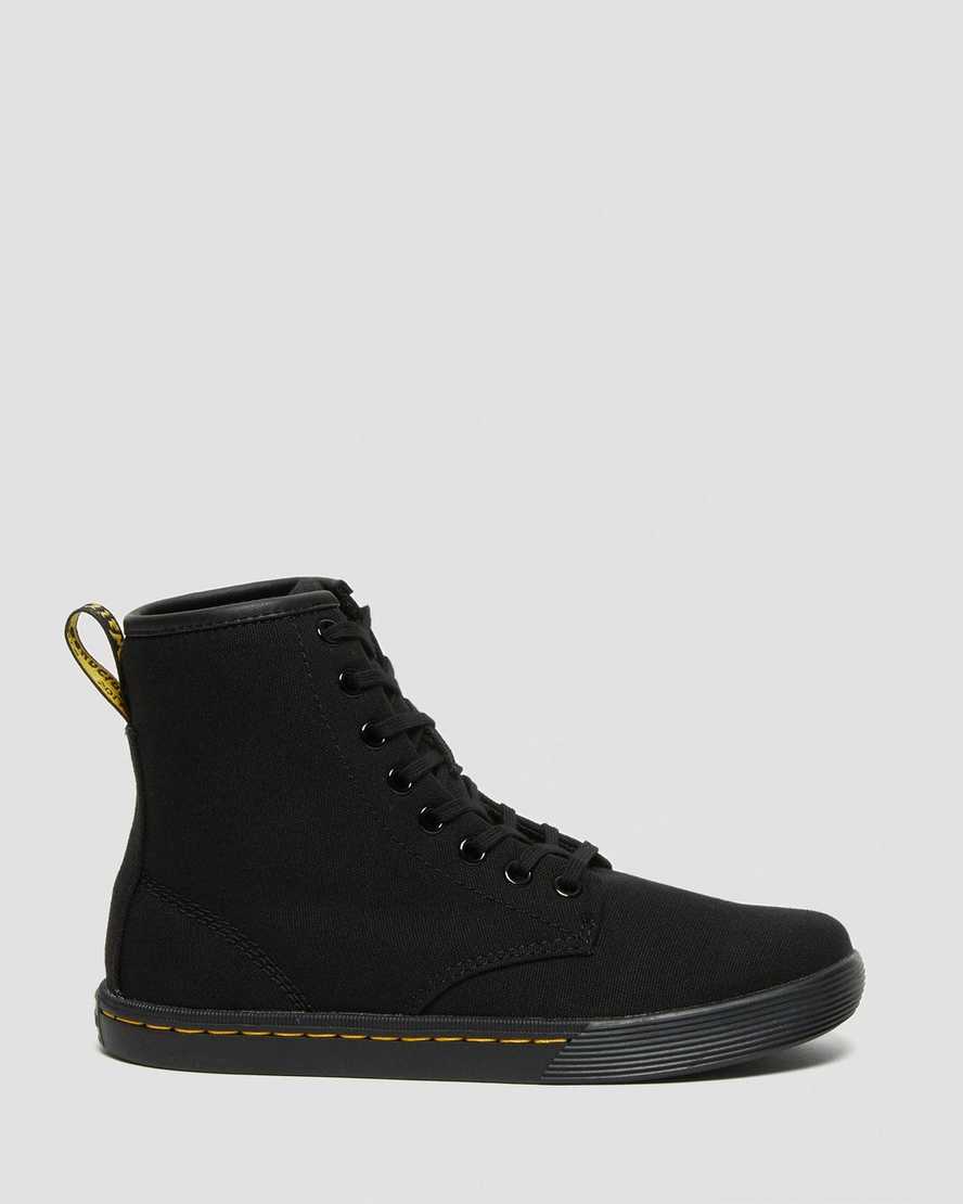 svarta dr martens sheridan damstövlar