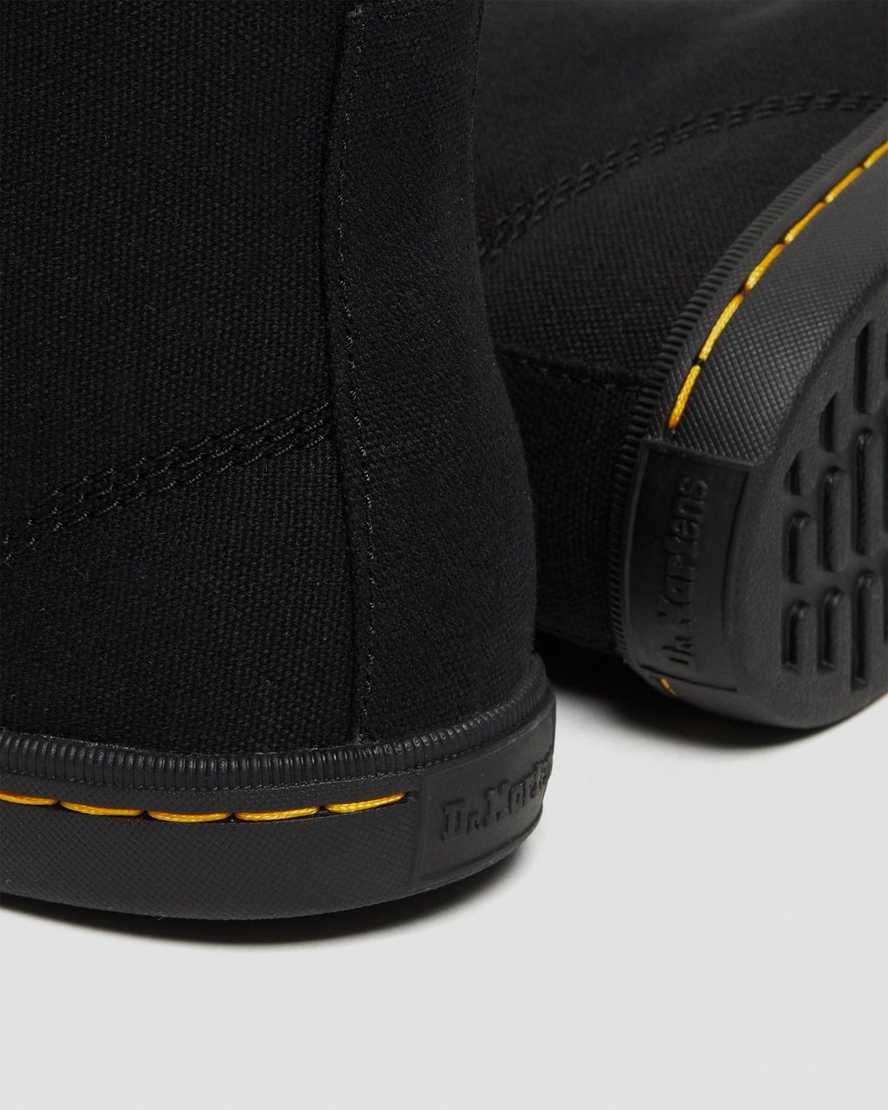 svarta dr martens sheridan damstövlar