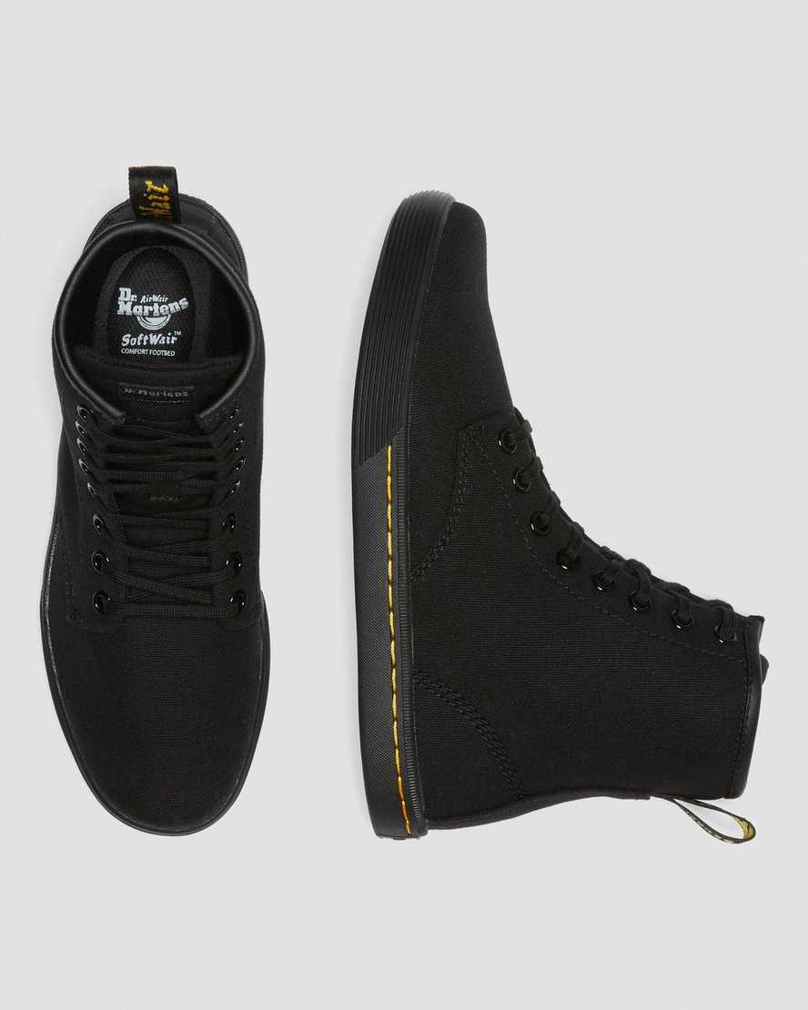 svarta dr martens sheridan damstövlar