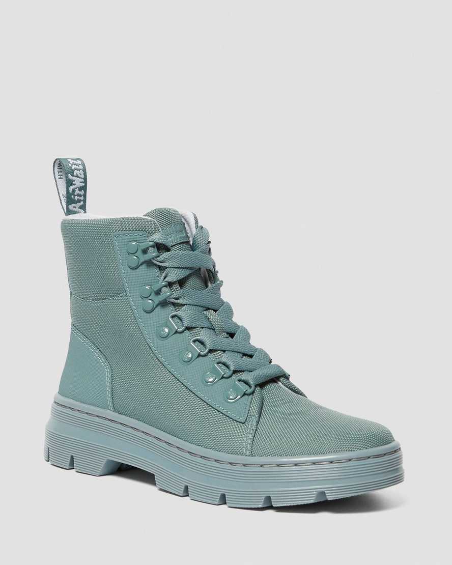 turkos dr martens combs poly dam casual stövlar