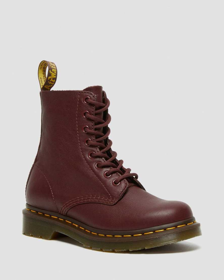 röda dr martens 1460 pascal virginia damstövlar