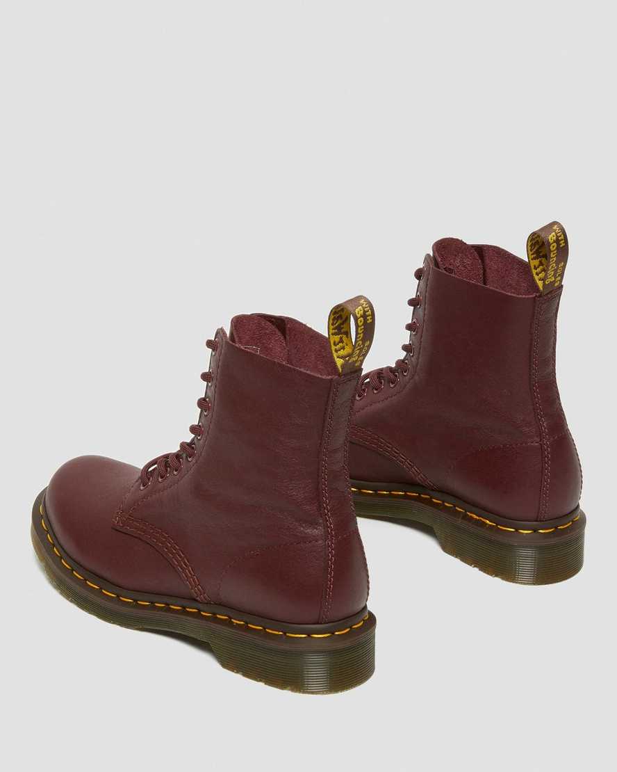 röda dr martens 1460 pascal virginia damstövlar