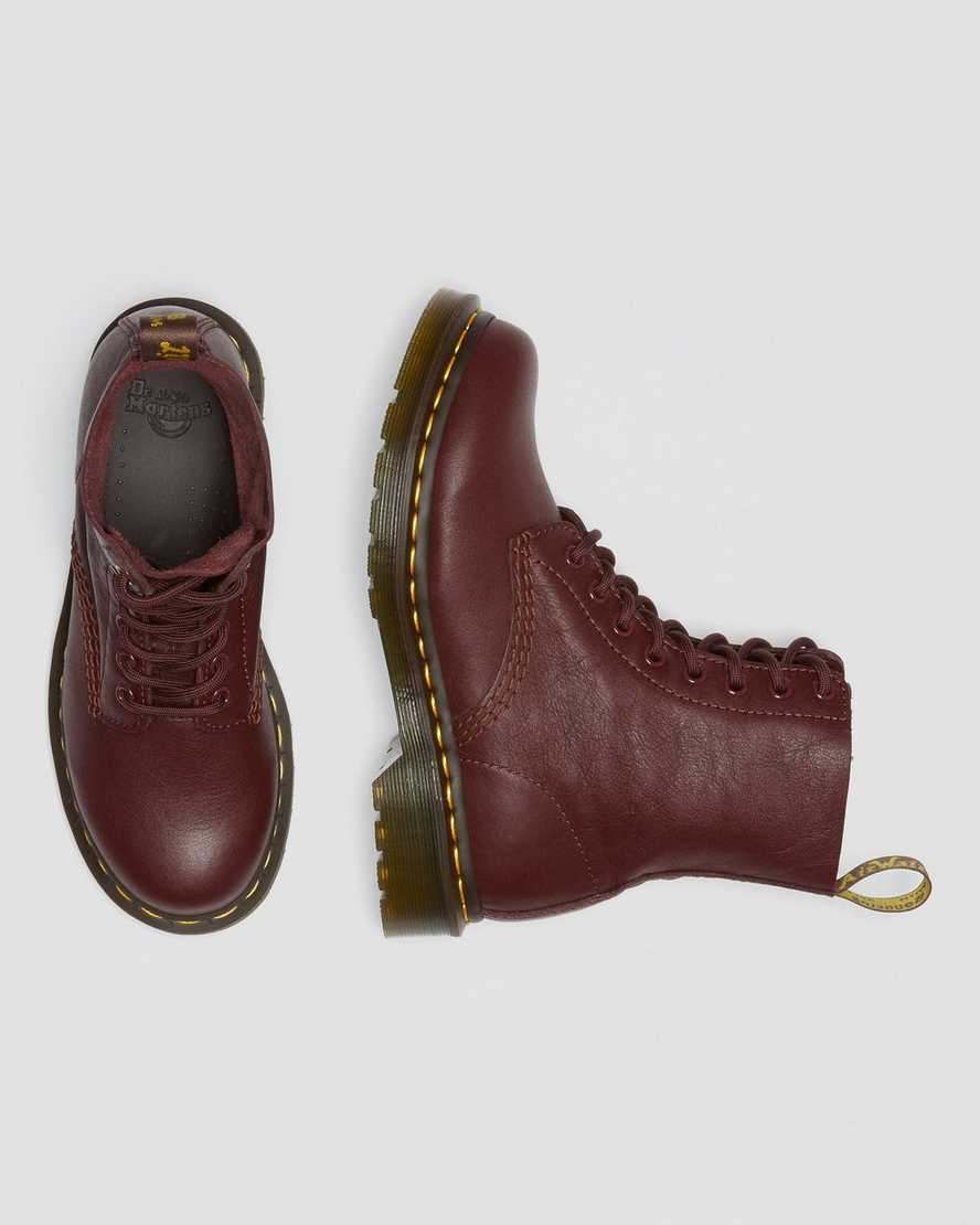 röda dr martens 1460 pascal virginia damstövlar