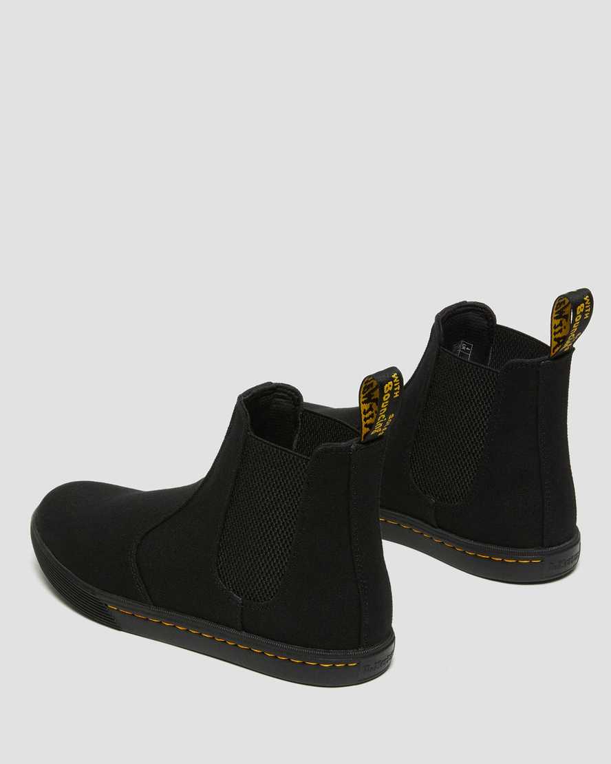 svarta dr martens makela casual chelsea stövlar för dam