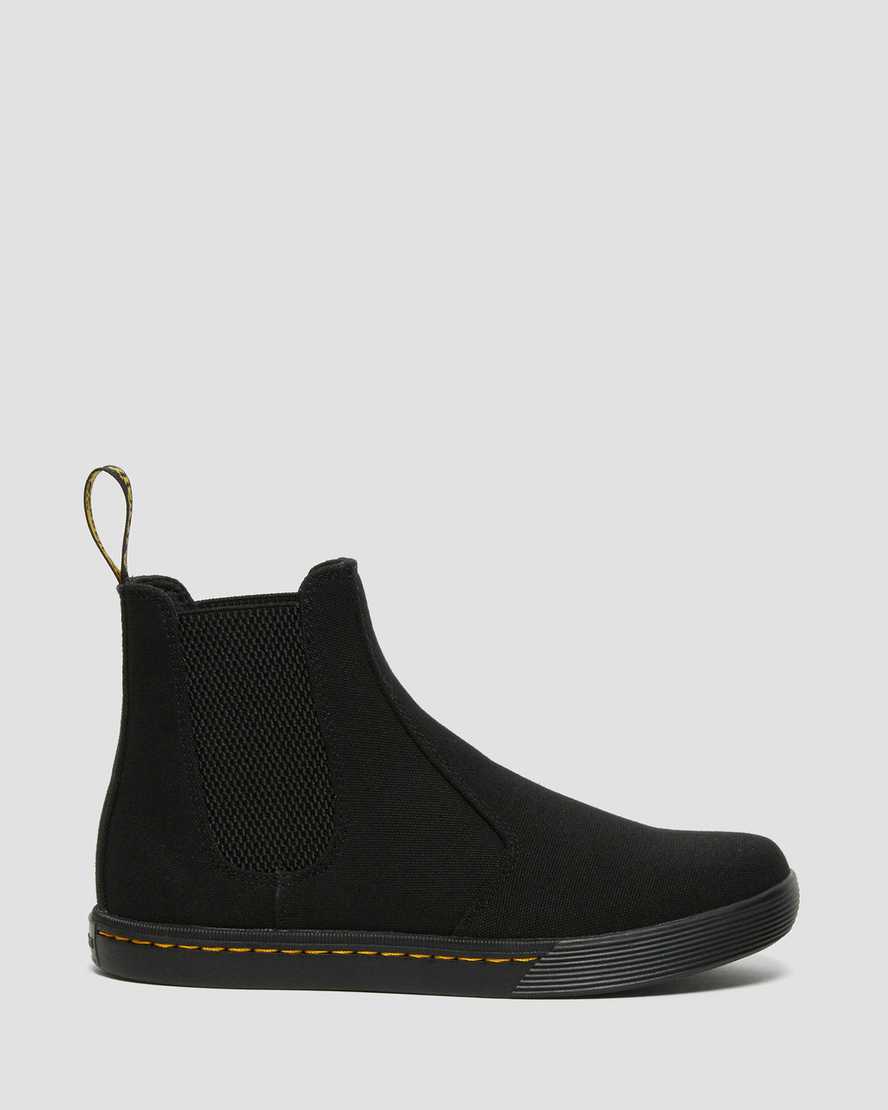 svarta dr martens makela casual chelsea stövlar för dam