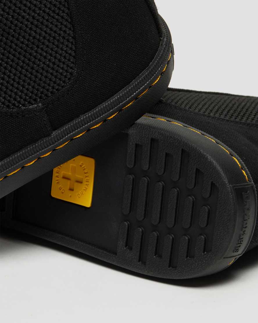 svarta dr martens makela casual chelsea stövlar för dam