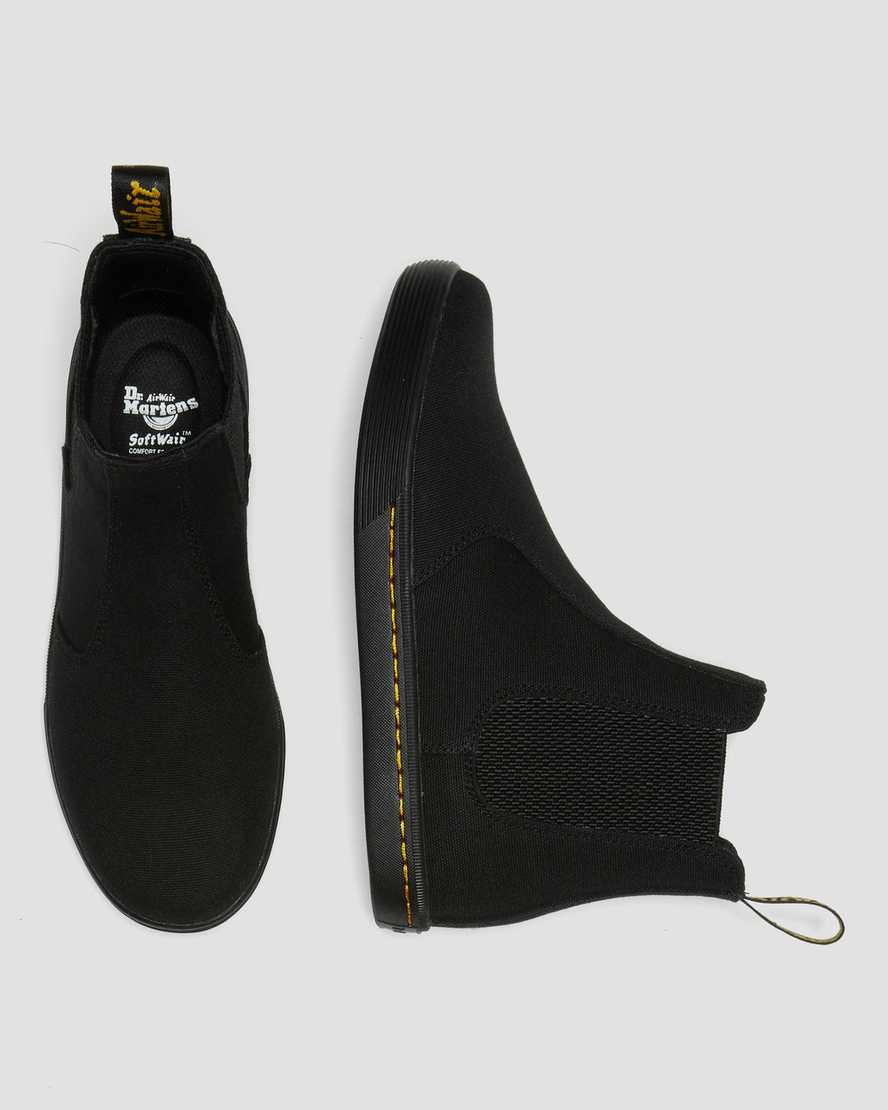 svarta dr martens makela casual chelsea stövlar för dam