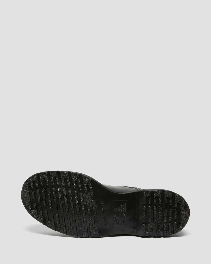 svarta dr martens 2976 mono smooth chelsea-stövlar för kvinnor