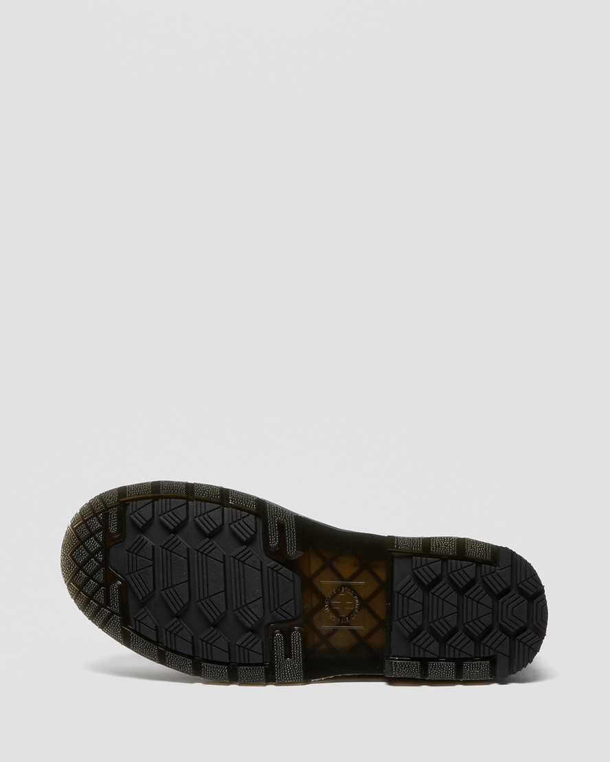 mörkbruna dr martens 2976 dms wintergrip chelsea-stövlar för kvinnor