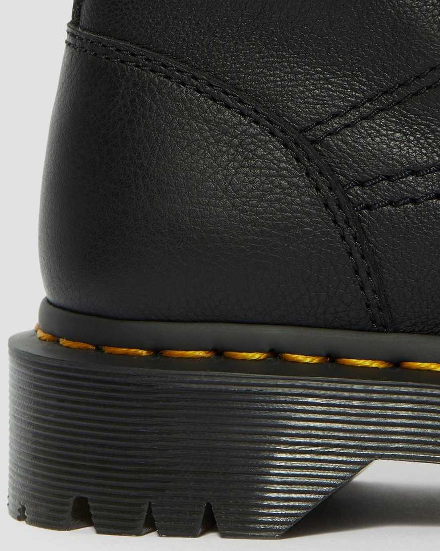 svarta dr martens zuma ii chunky stövlar för dam