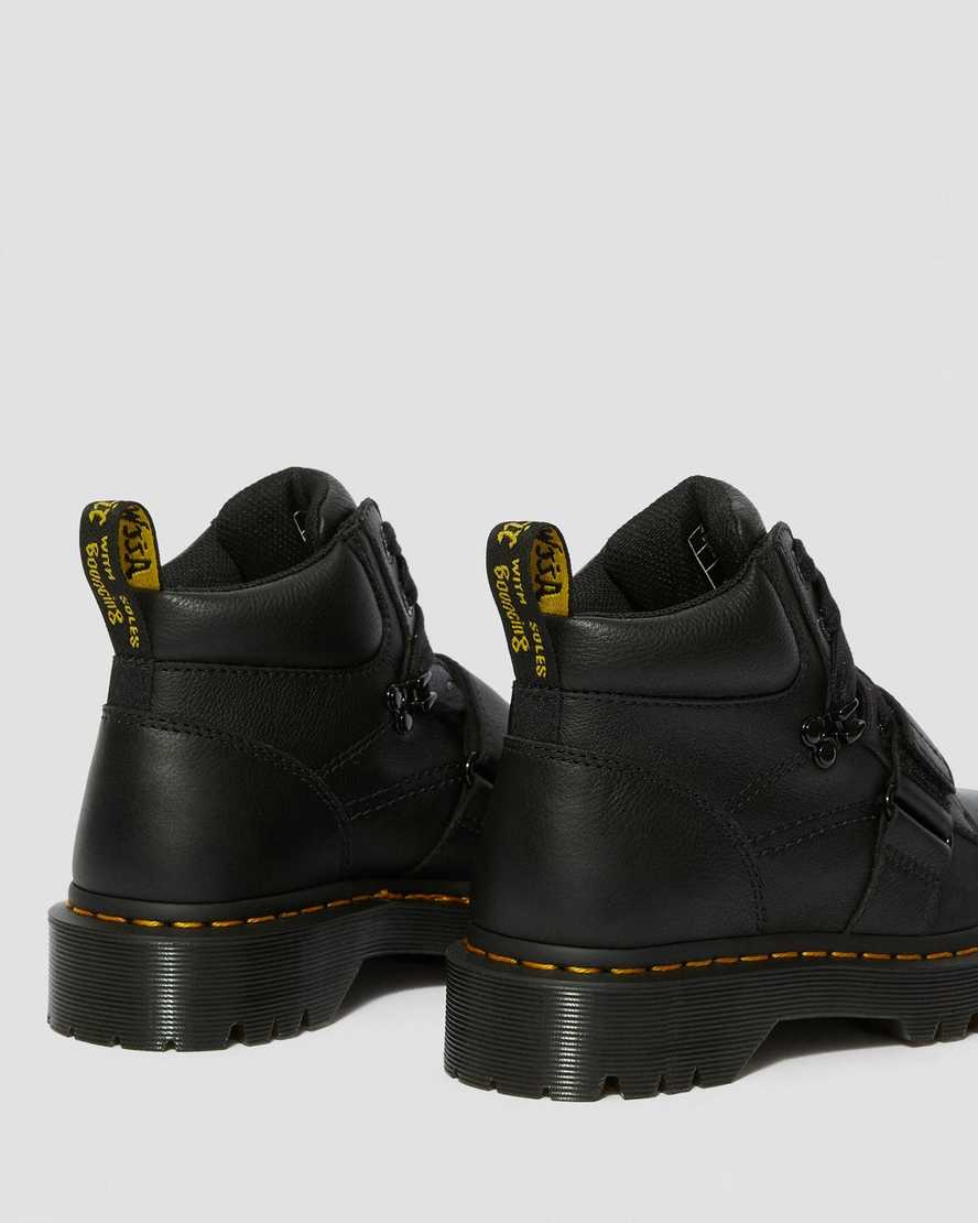svarta dr martens zuma ii chunky stövlar för dam