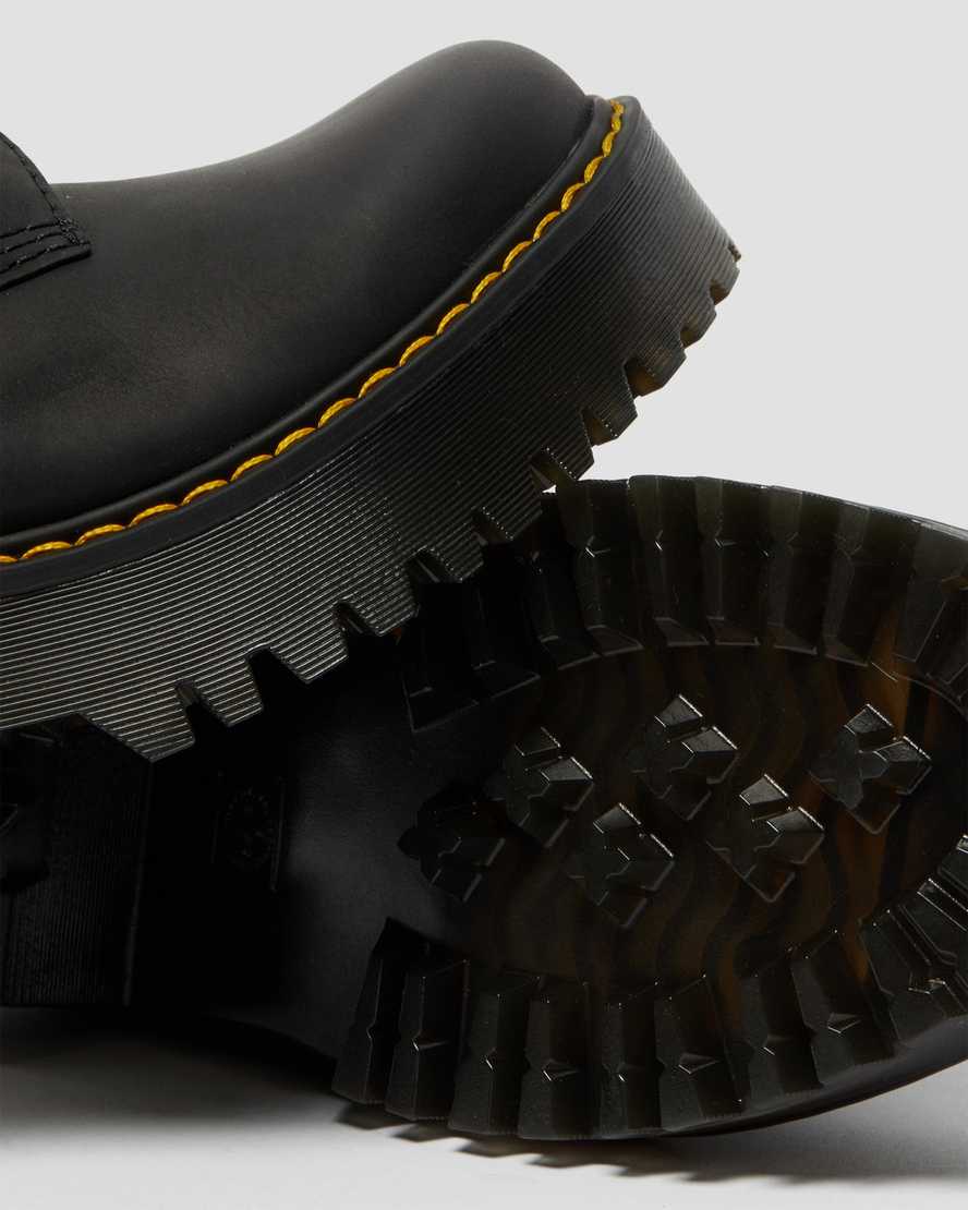 svarta dr martens shriver hi wyoming damklackade stövlar