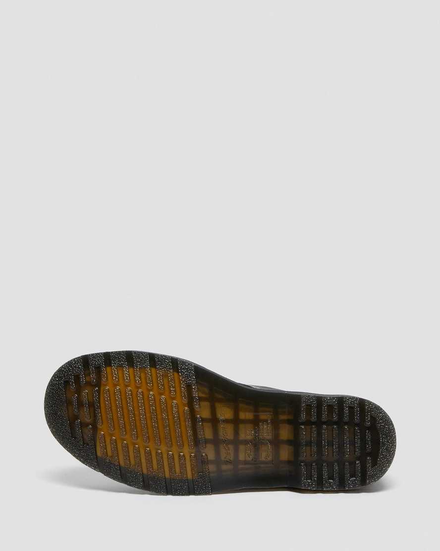 svarta dr martens 1460 pascal zip damstövlar med snörning