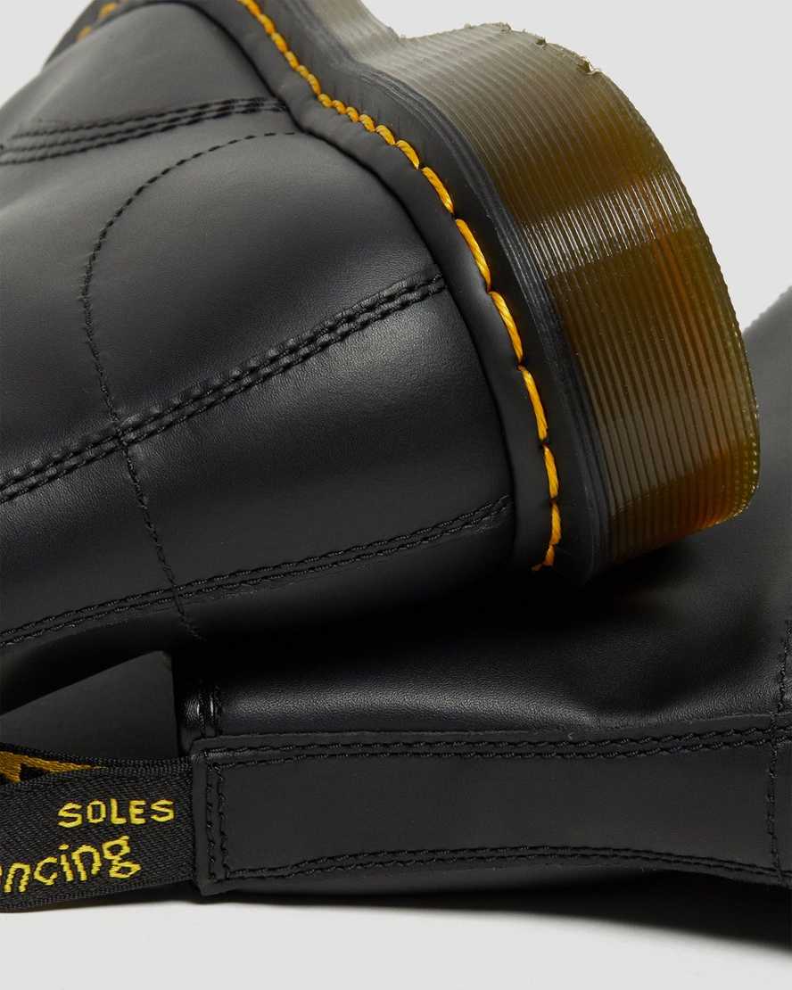 svarta dr martens 1460 nappa damstövlar med snörning