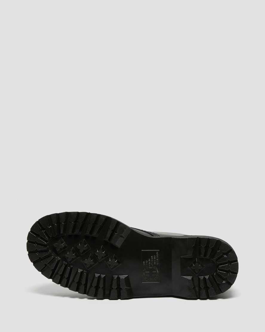 svarta dr martens 1460 bex mono damstövlar med snörning