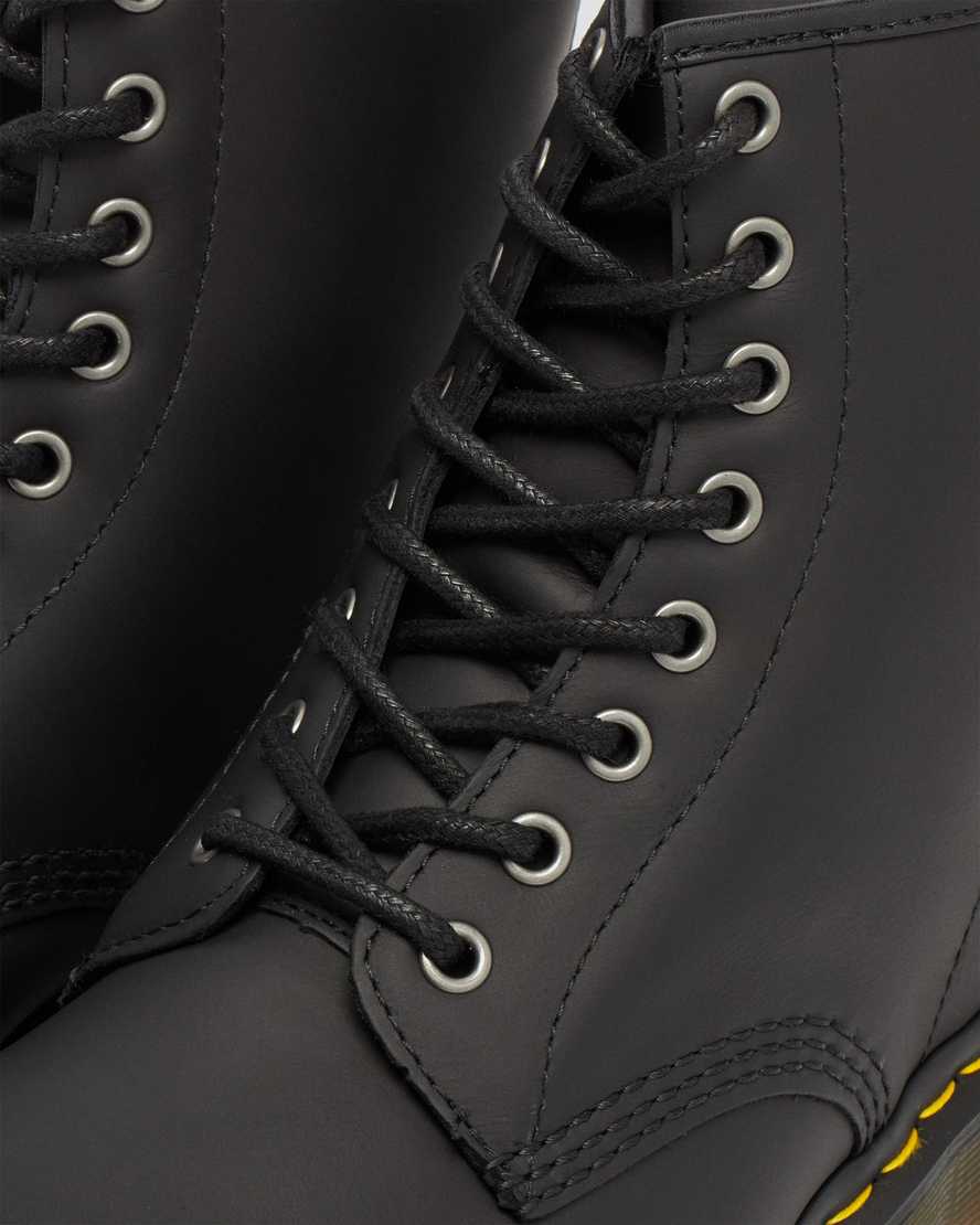 svarta dr martens 1460 dms wintergrip damstövlar med snörning
