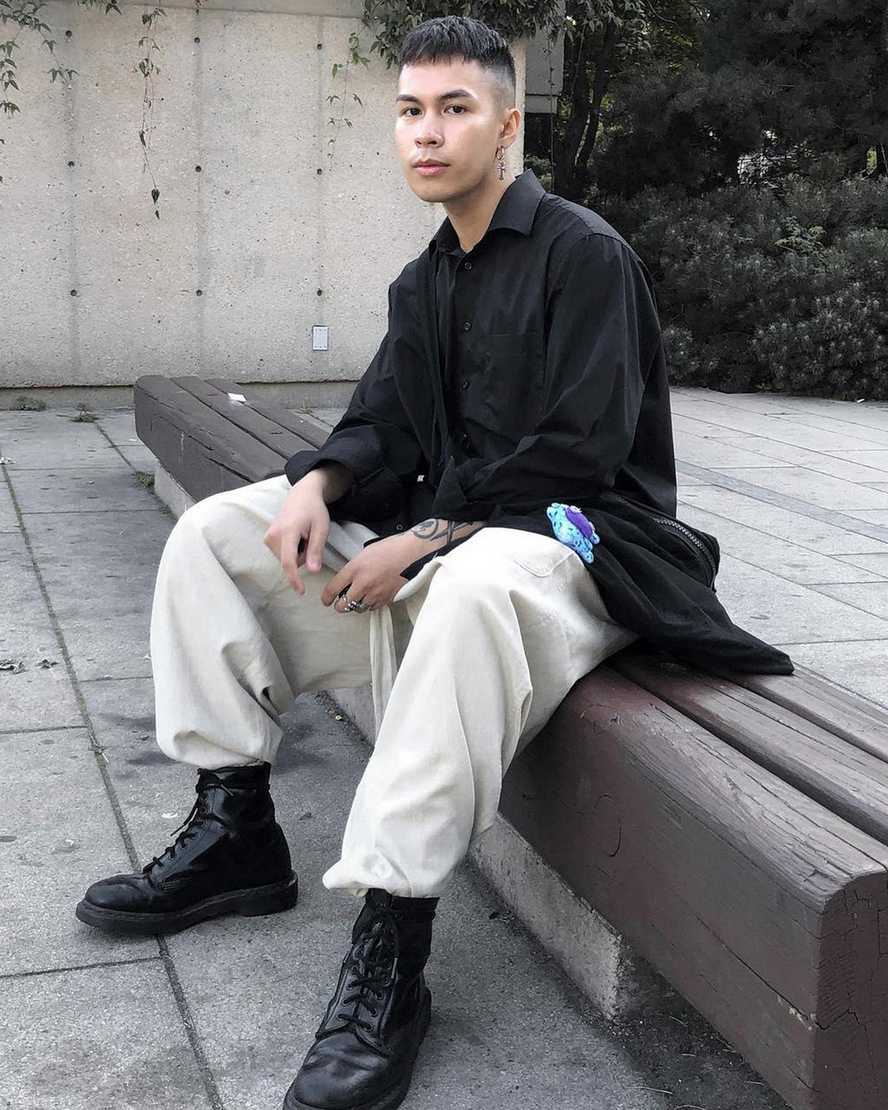 svarta dr martens 1460 mono smooth damstövlar med snörning