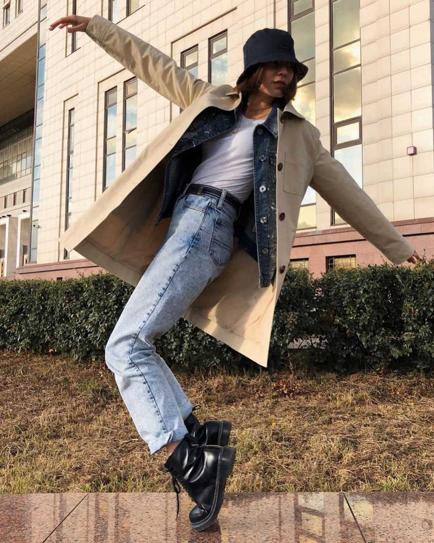 svarta dr martens 1460 smooth damstövlar med snörning