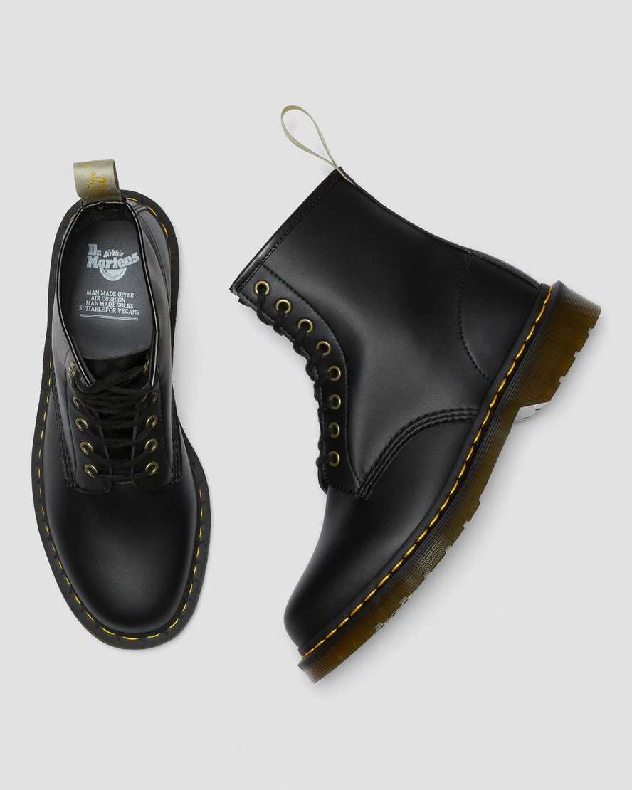 svarta dr martens 1460 felix damstövlar med snörning