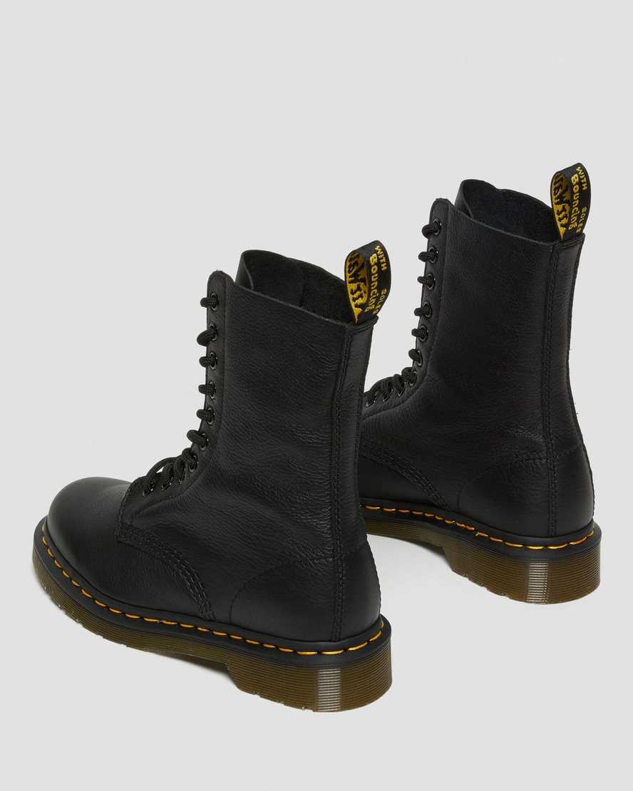 svarta dr martens 1490 virginia damstövlar med halva vaden