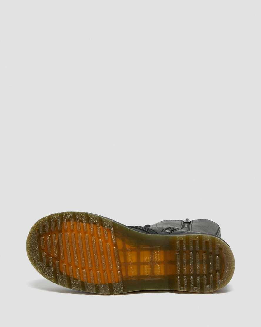 svarta dr martens 1b99 virginia höga stövlar för dam