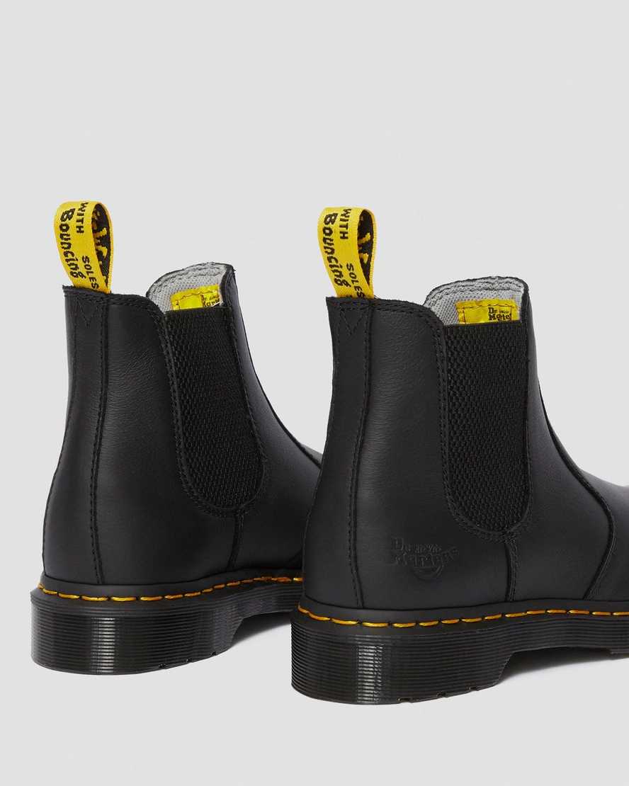 svarta dr martens arbor newark steel toe arbetsstövlar för dam
