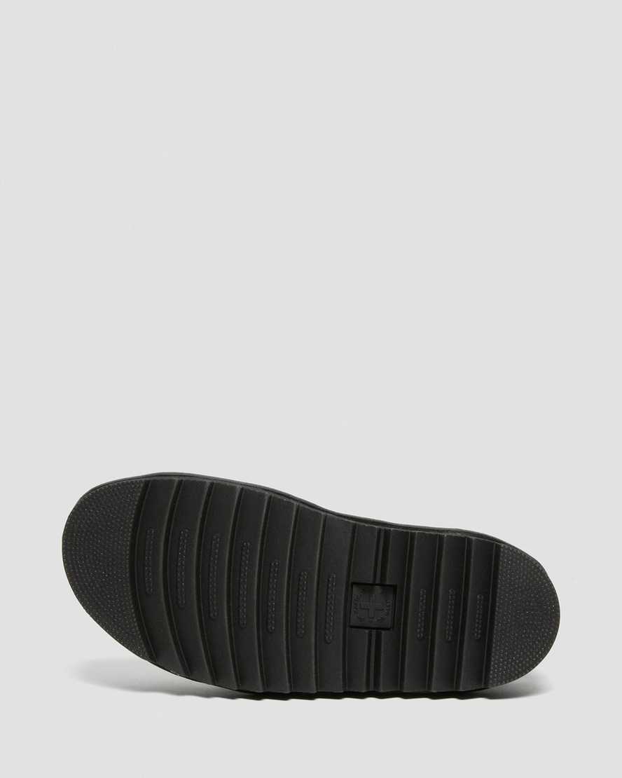 svarta dr martens blaire brando gladiatorsandaler för kvinnor