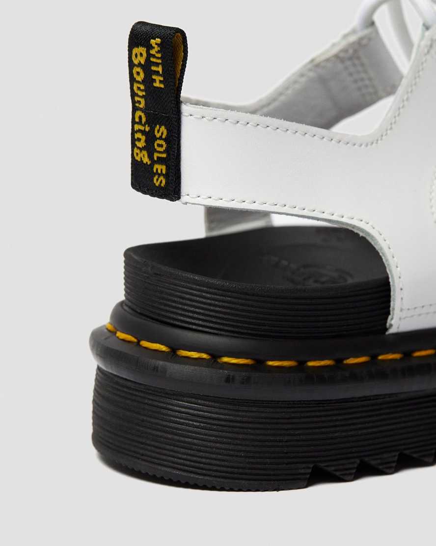 vita dr martens nartilla gladiatorsandaler för kvinnor