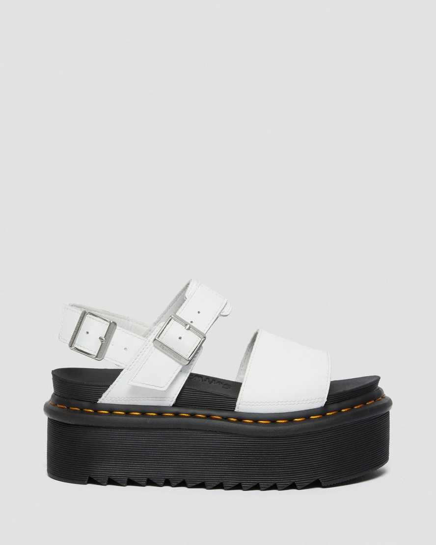 vita dr martens voss strap dam platåsandaler
