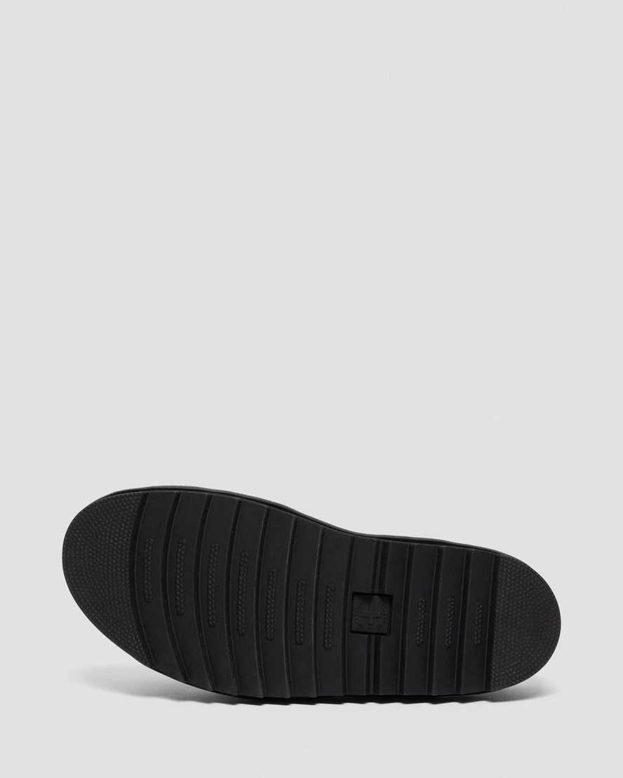 svarta dr martens ryker ii hardware strap damsandaler