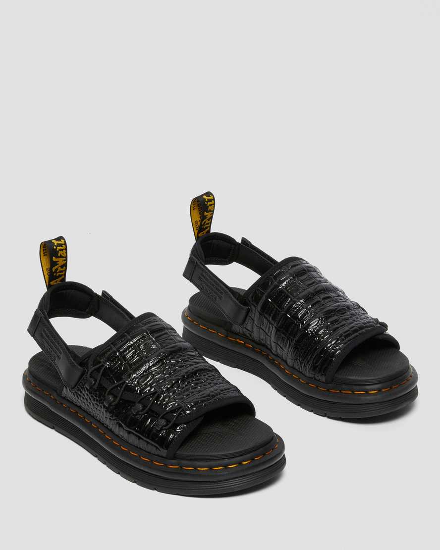svarta dr martens mura suicoke croco damsandaler