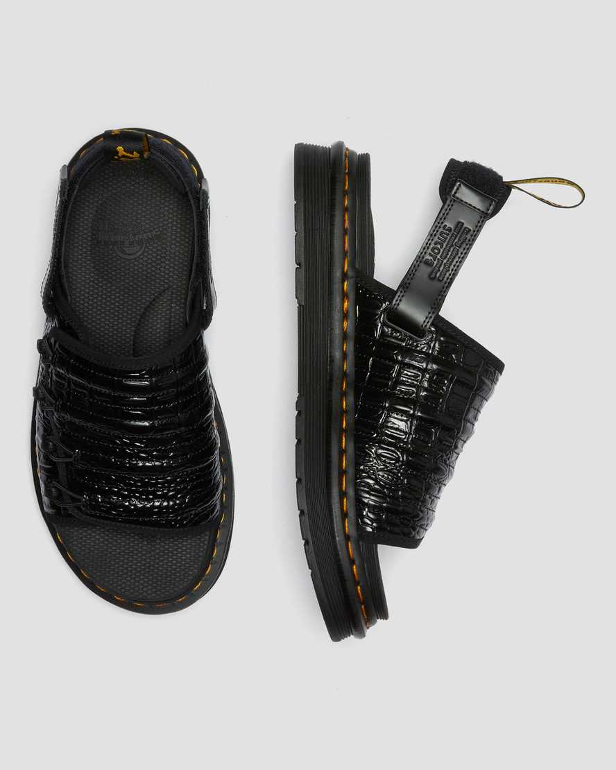 svarta dr martens mura suicoke croco damsandaler