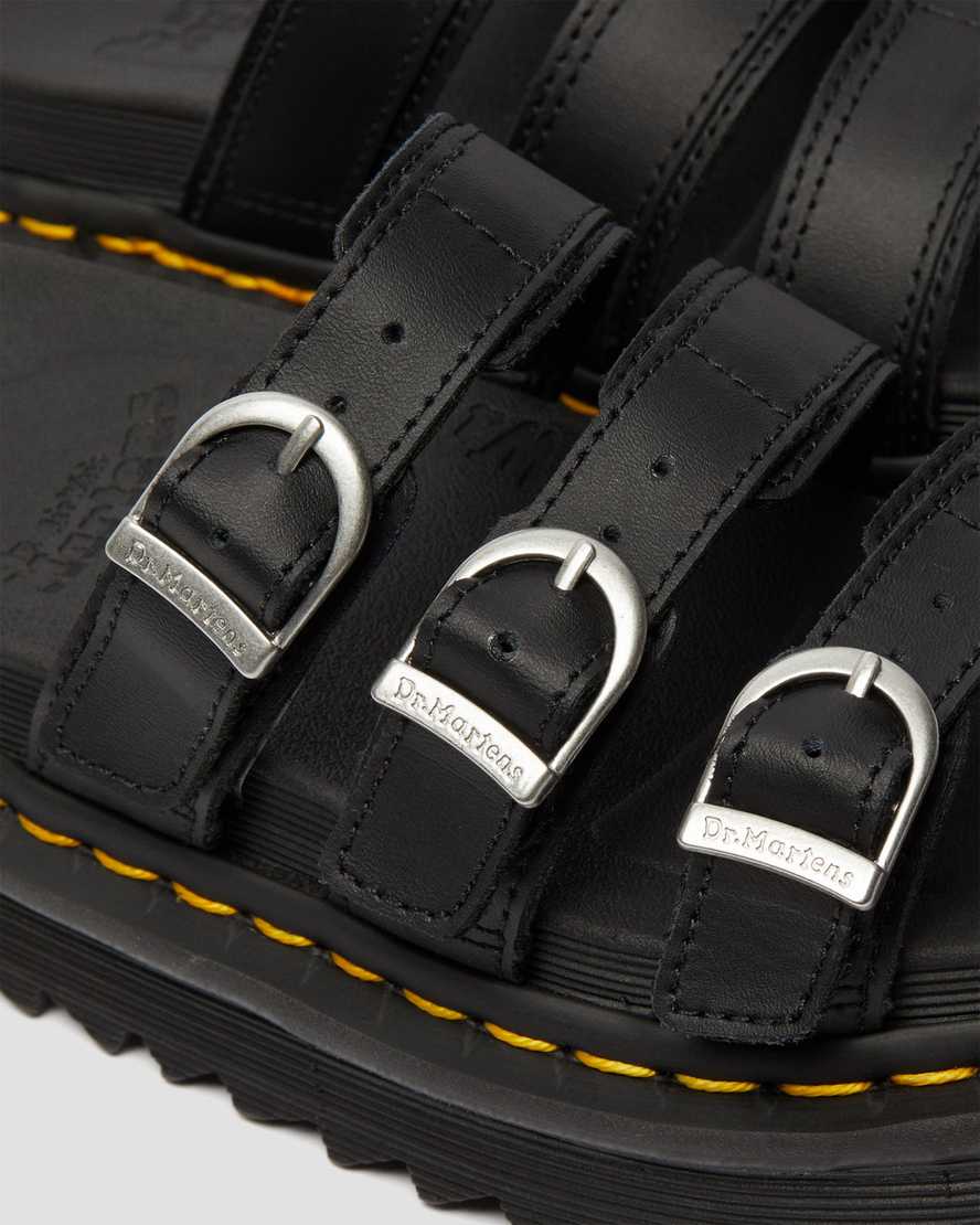 svarta dr martens blaire damsandaler