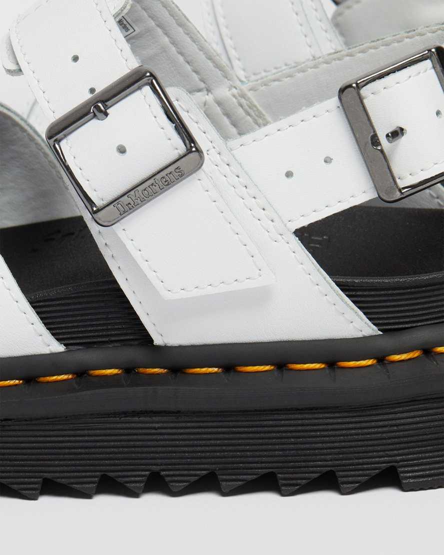 vita dr martens voss ii damsandaler med rem