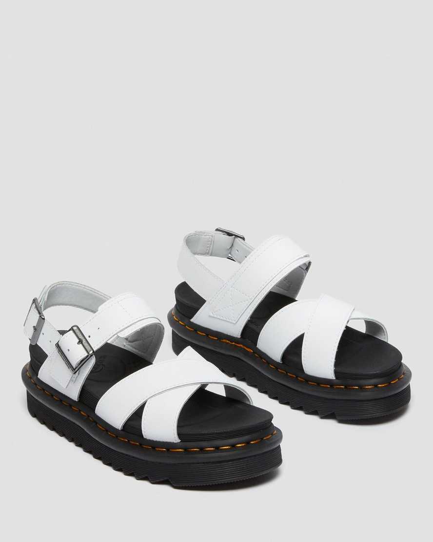 vita dr martens voss ii damsandaler med rem
