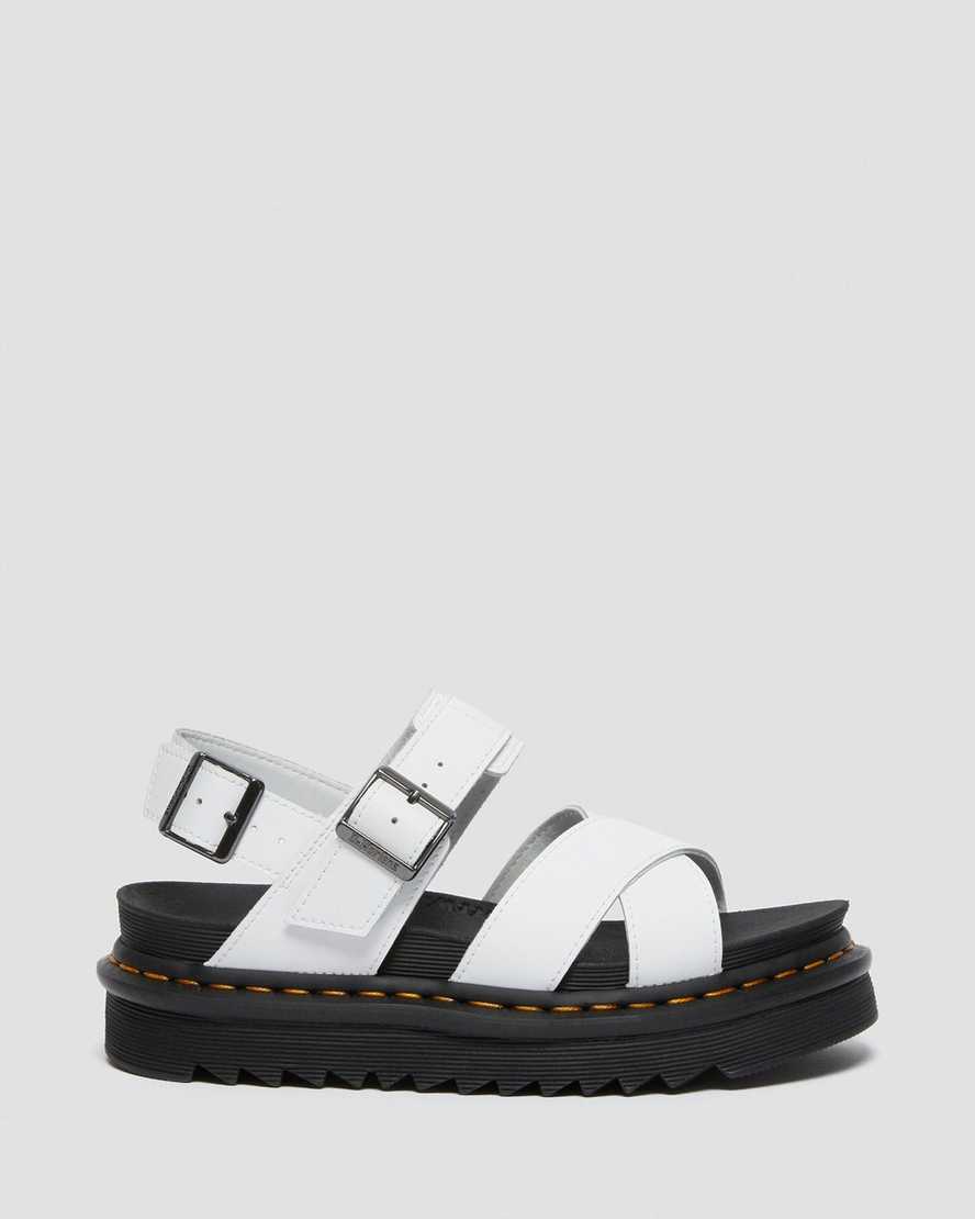 vita dr martens voss ii damsandaler med rem