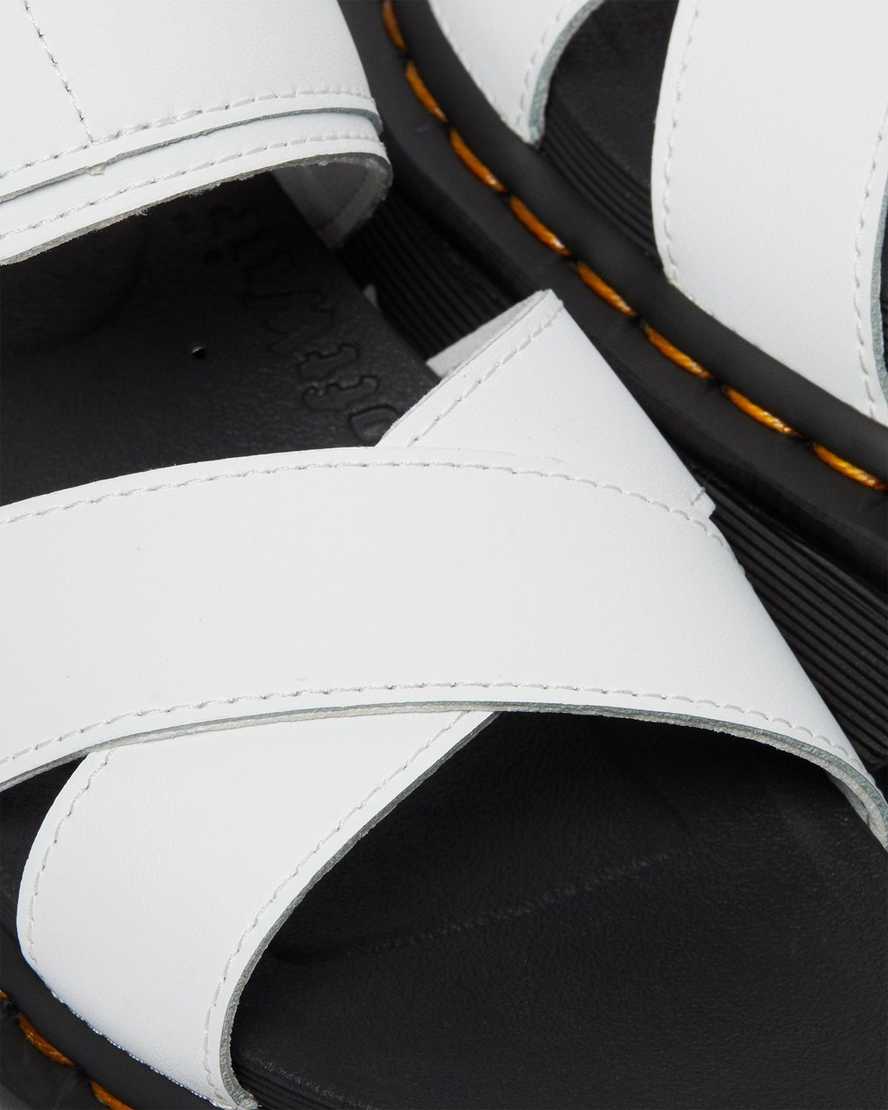 vita dr martens voss ii damsandaler med rem