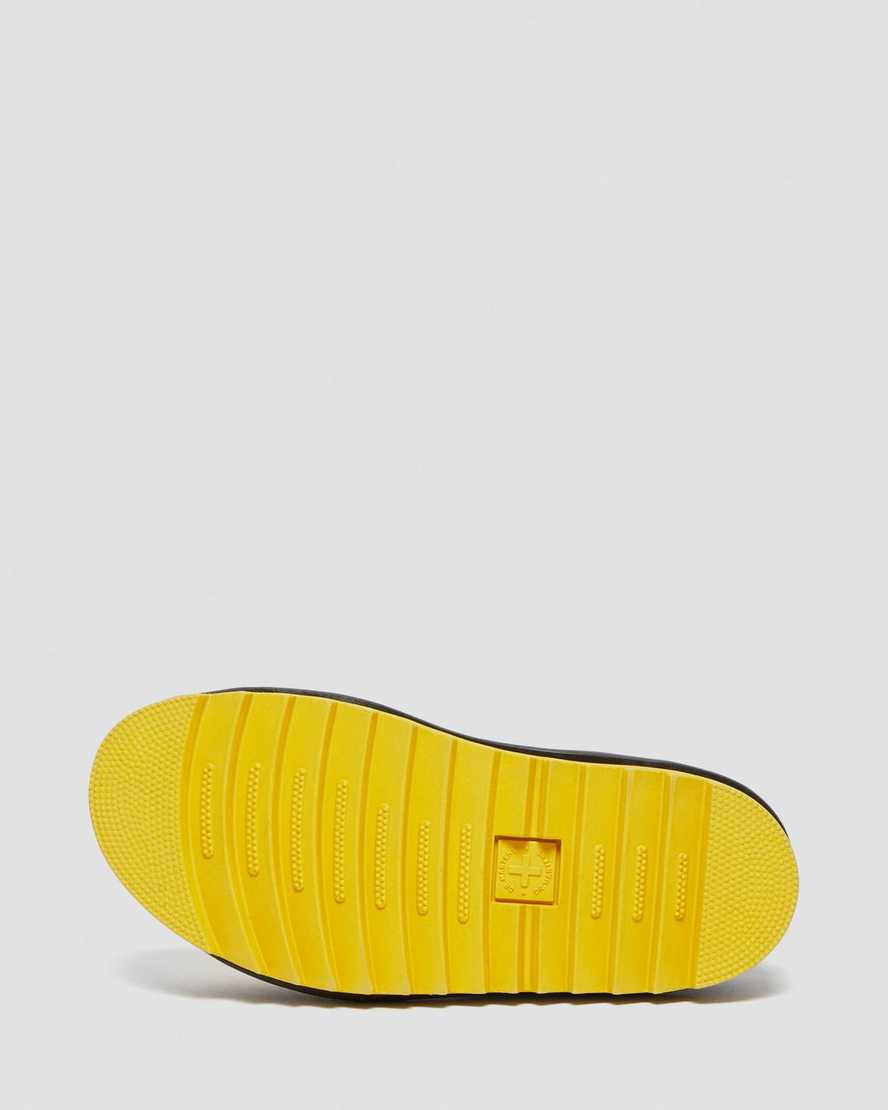 gula dr martens voss damsandaler med rem