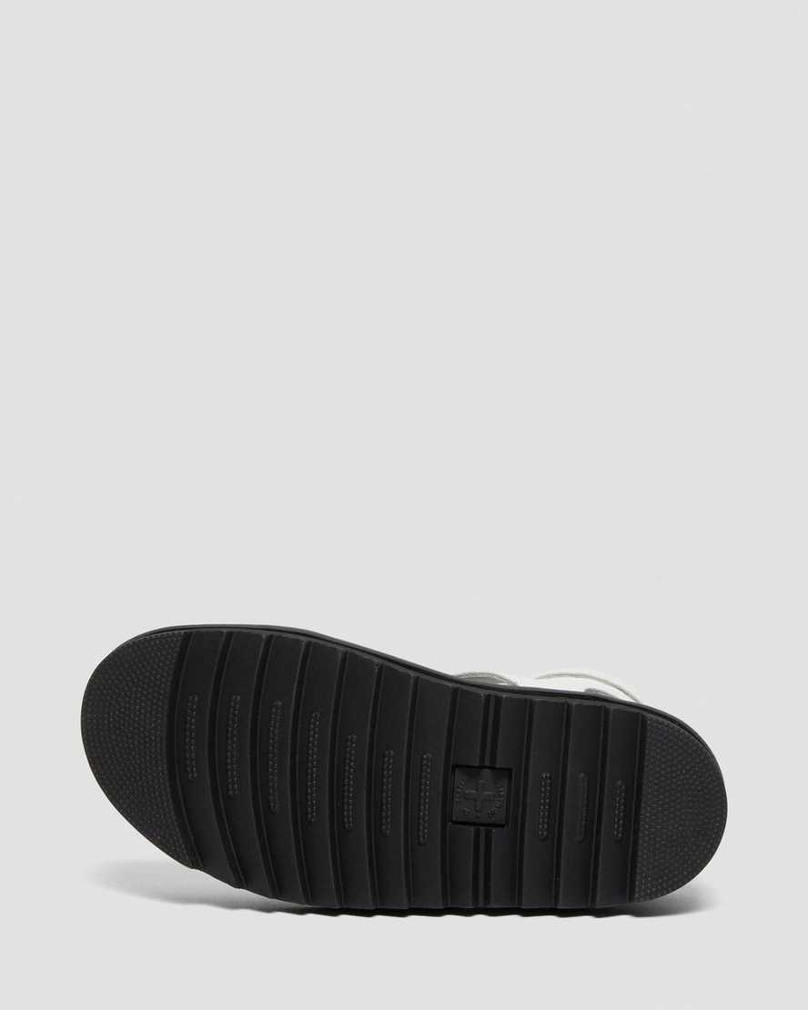 vita dr martens olson dragkedja dam sandaler med rem