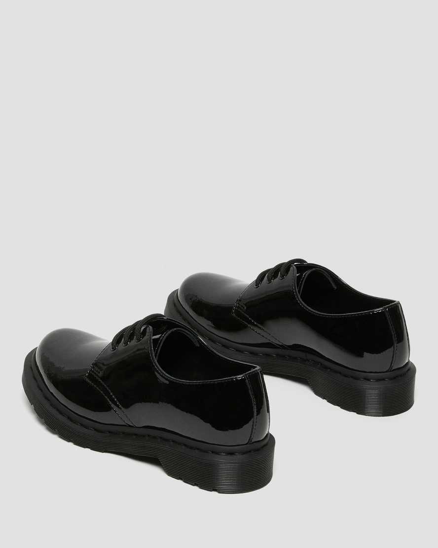 svarta dr martens 1461 mono patent damskor