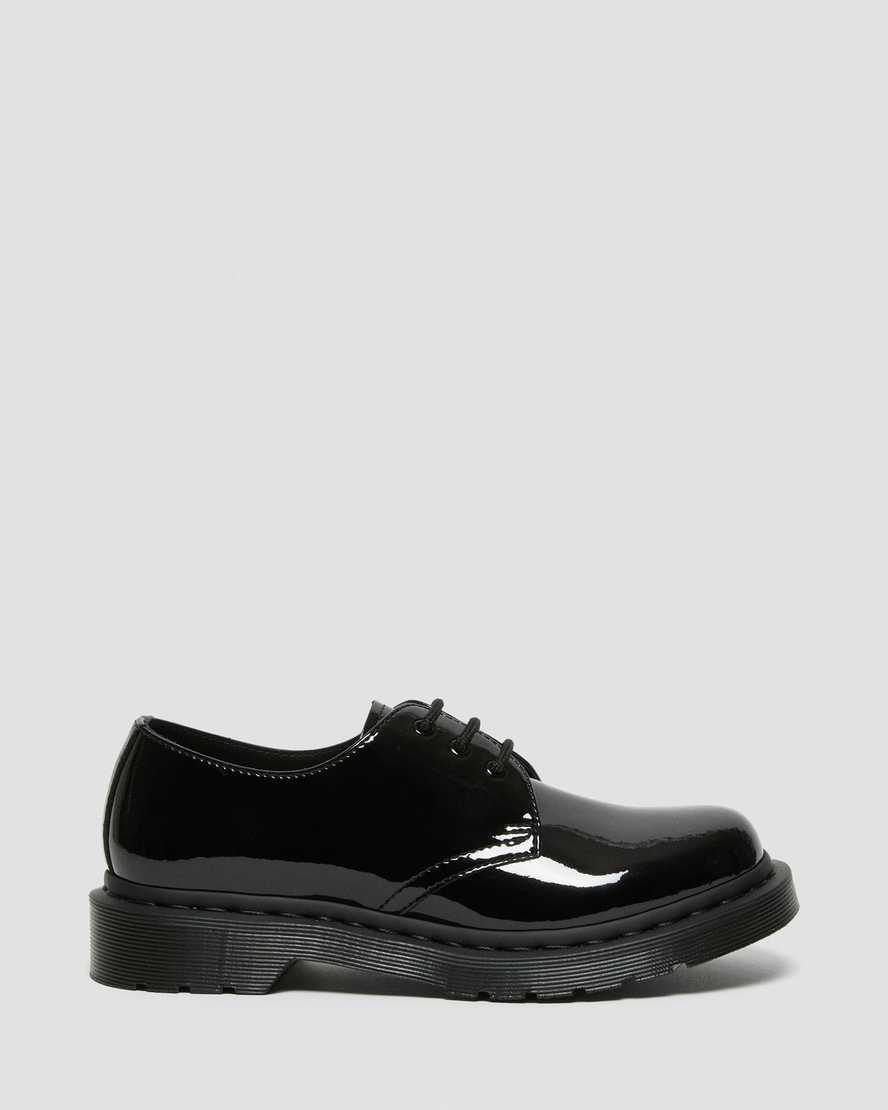 svarta dr martens 1461 mono patent damskor