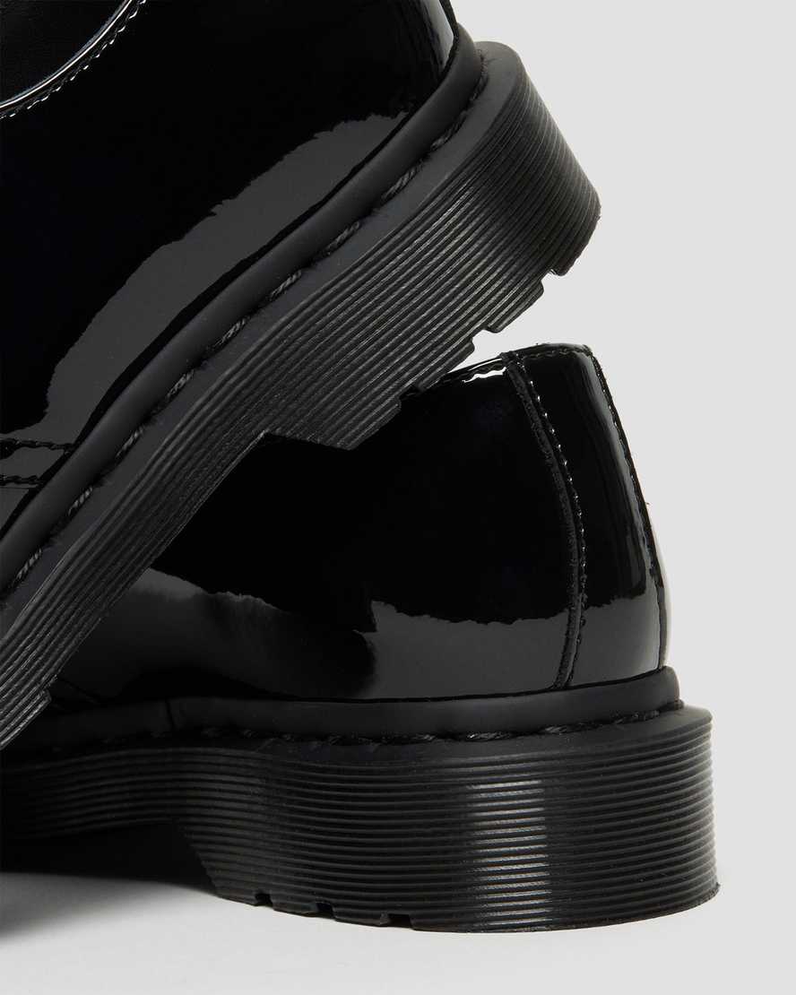 svarta dr martens 1461 mono patent damskor